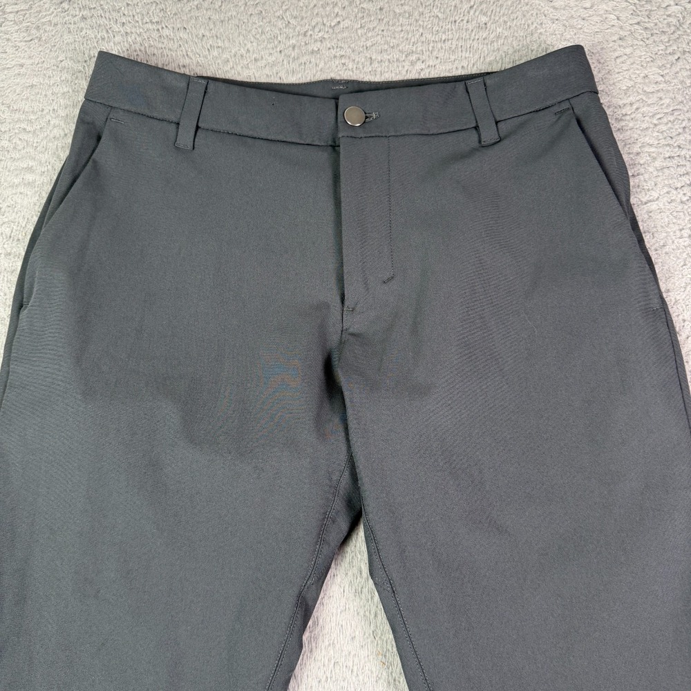 Lululemon ABC Commission Pants Classic *Warpstreme Mens 31x29 Dark Gray M5AEWS